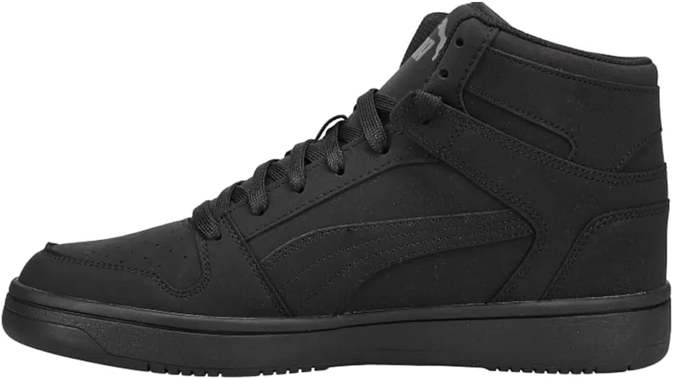 Мужские кроссовки PUMA Rebound Layup из нубука, Nubuck Puma Black Puma Black Castlerock — фото 4
