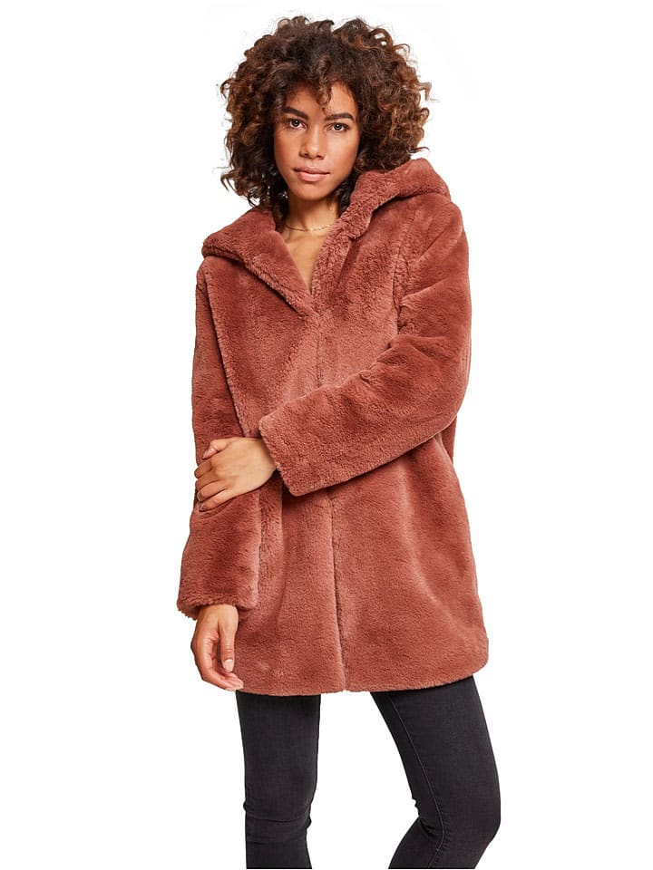 

Urban Classics Переходное пальто розового цвета