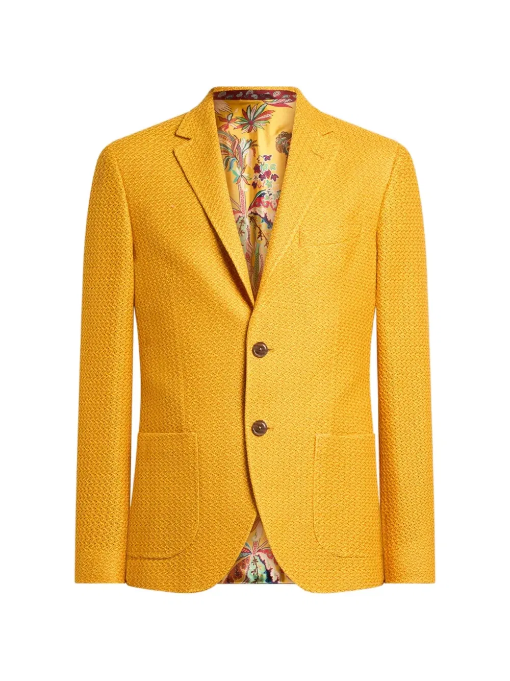 Пиджак из джерси Etro, желтый