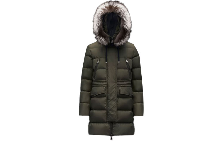 

Пуховик женский хаки Moncler