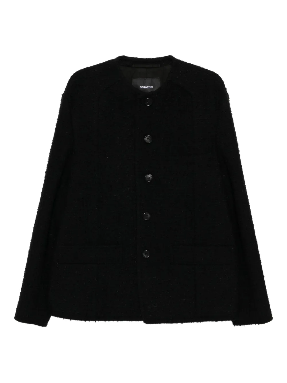 

Твидовый жакет SONGZIO, черный