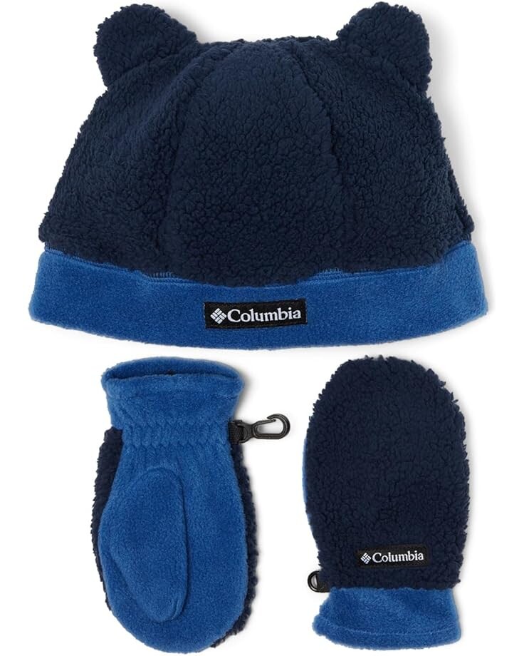

Шапка Columbia Kids Rugged Ridge Beanie and Mittens, цвет Collegiate Navy/Mountain Blue