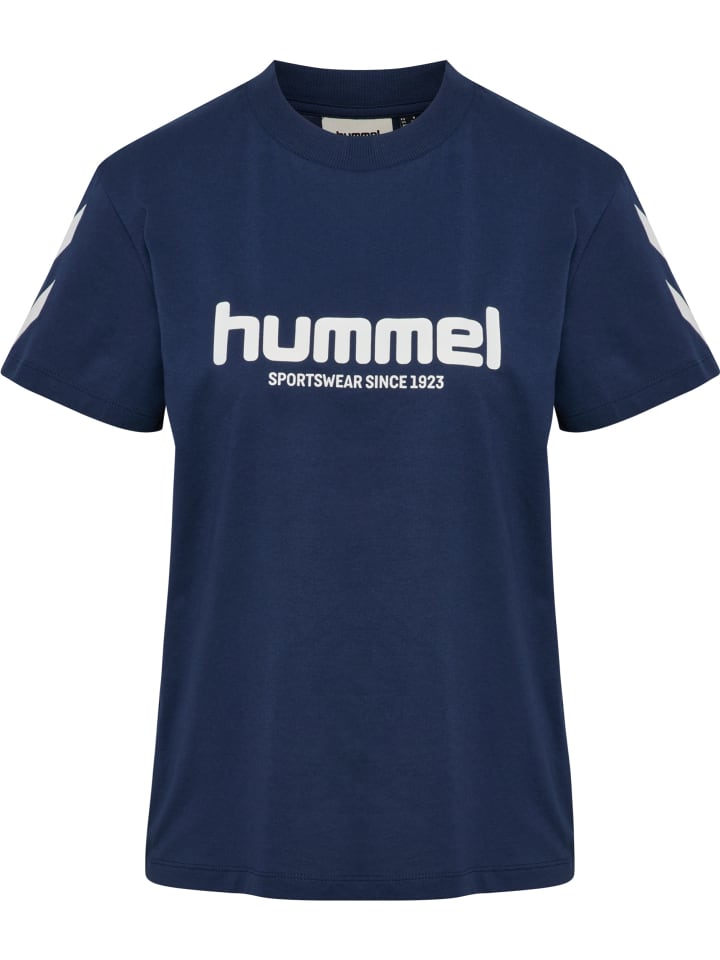 

Hummel Футболка Hmllegacy женская в голубом платье, Синий, Hummel Футболка Hmllegacy женская в голубом платье