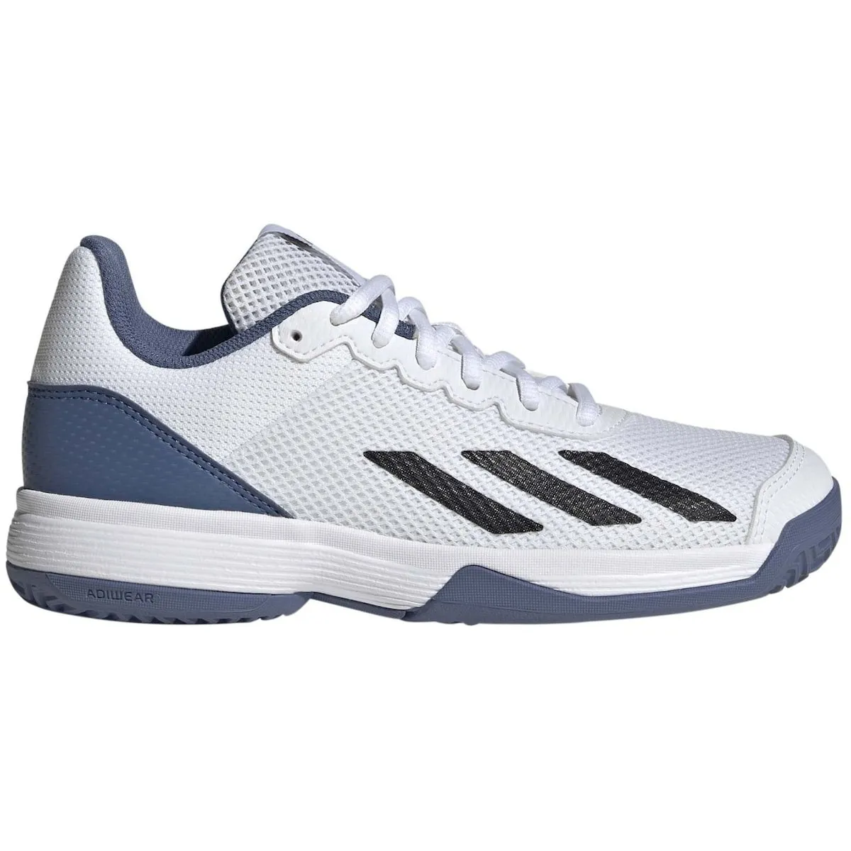 

Детская теннисная обувь COURTFLASH Adidas, белый/синий