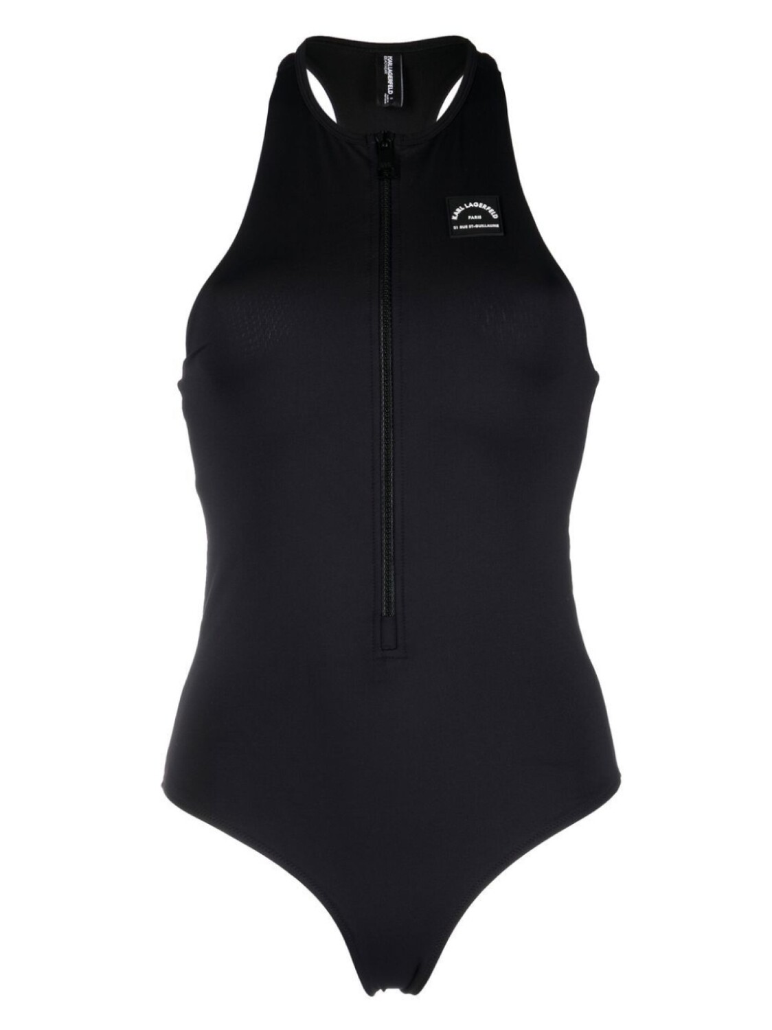 

Karl Lagerfeld купальник Sporty Logo, черный