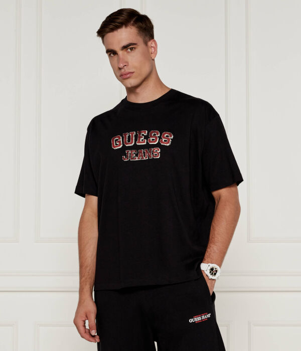 

Американская футболка Oversize fit Guess Jeans, черный