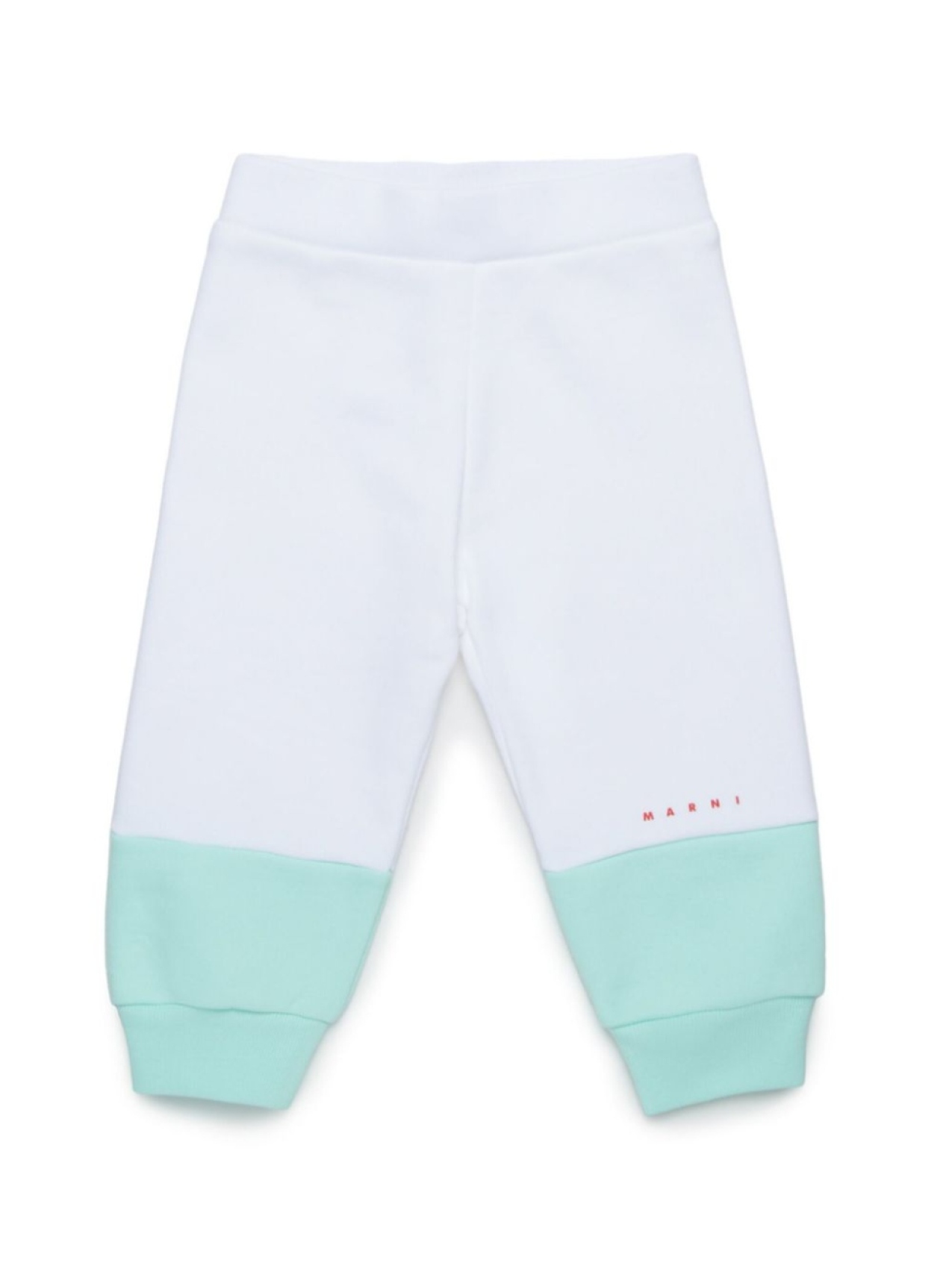 

Спортивные штаны с цветными блоками Marni Kids, белый