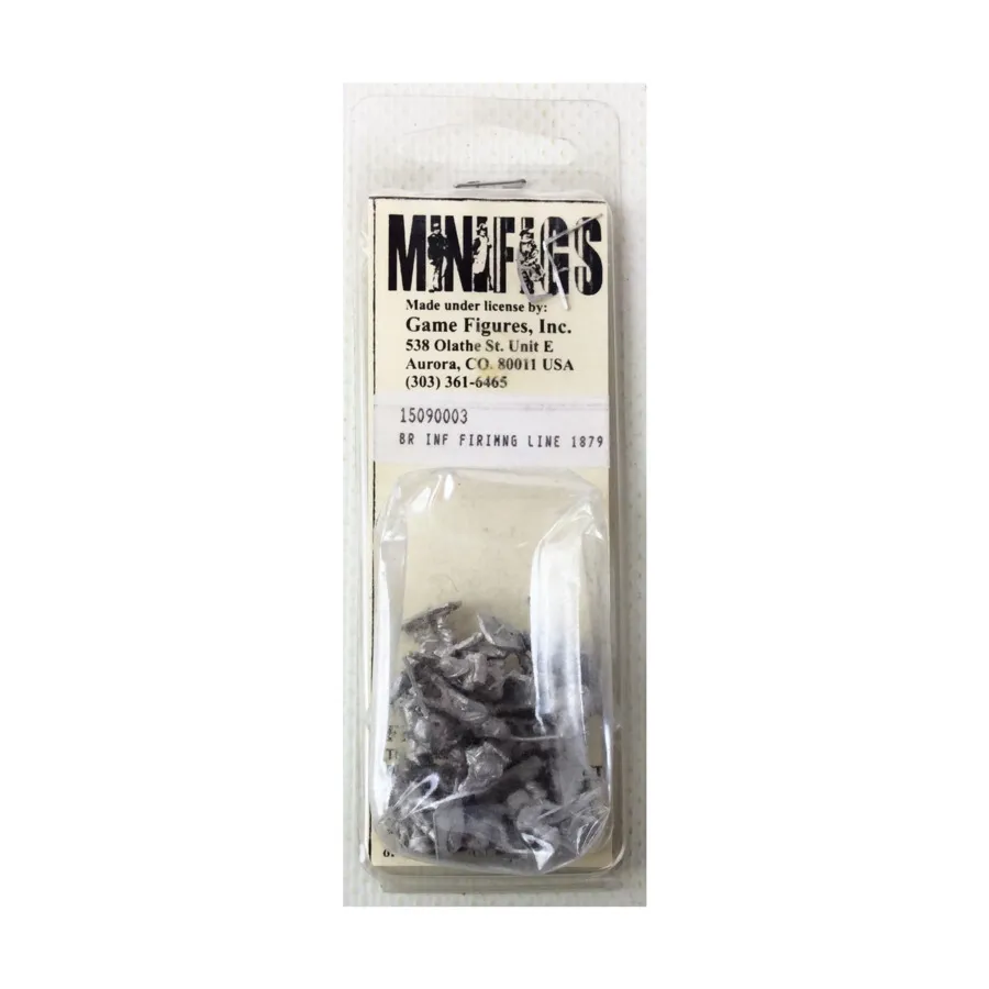 

Огневой рубеж британской пехоты, 1879 г., Minifigs Napoleonics (15mm)