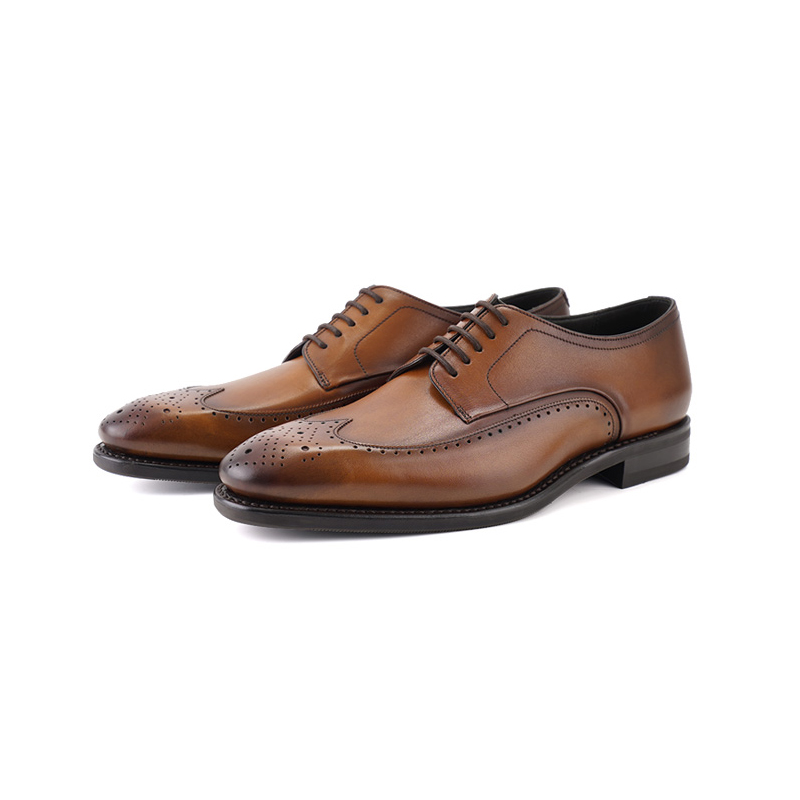 LOAKE Мужские туфли для официальных мероприятий черные с бронзовым оттенком, цвет Bronze — фото 2