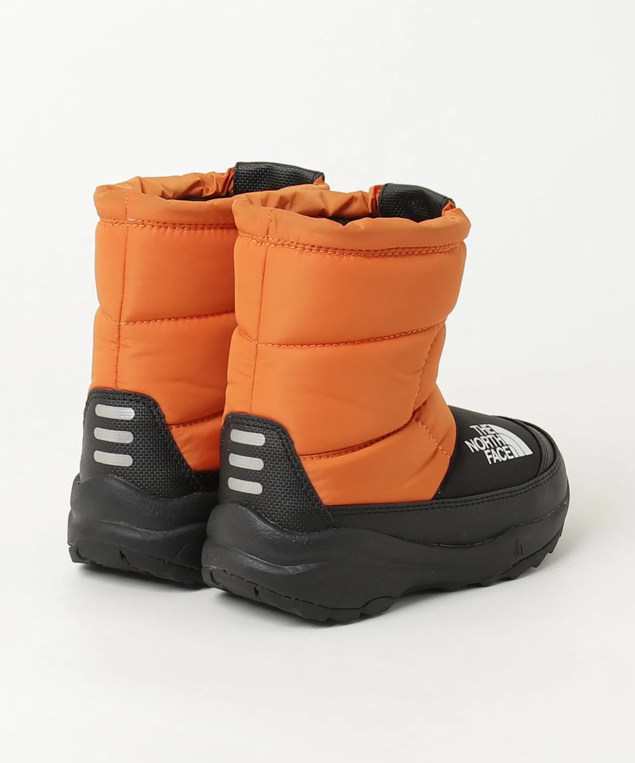 Ботинки зимние детские The North Face Nuptse Bootie VII оранжевые — фото 2