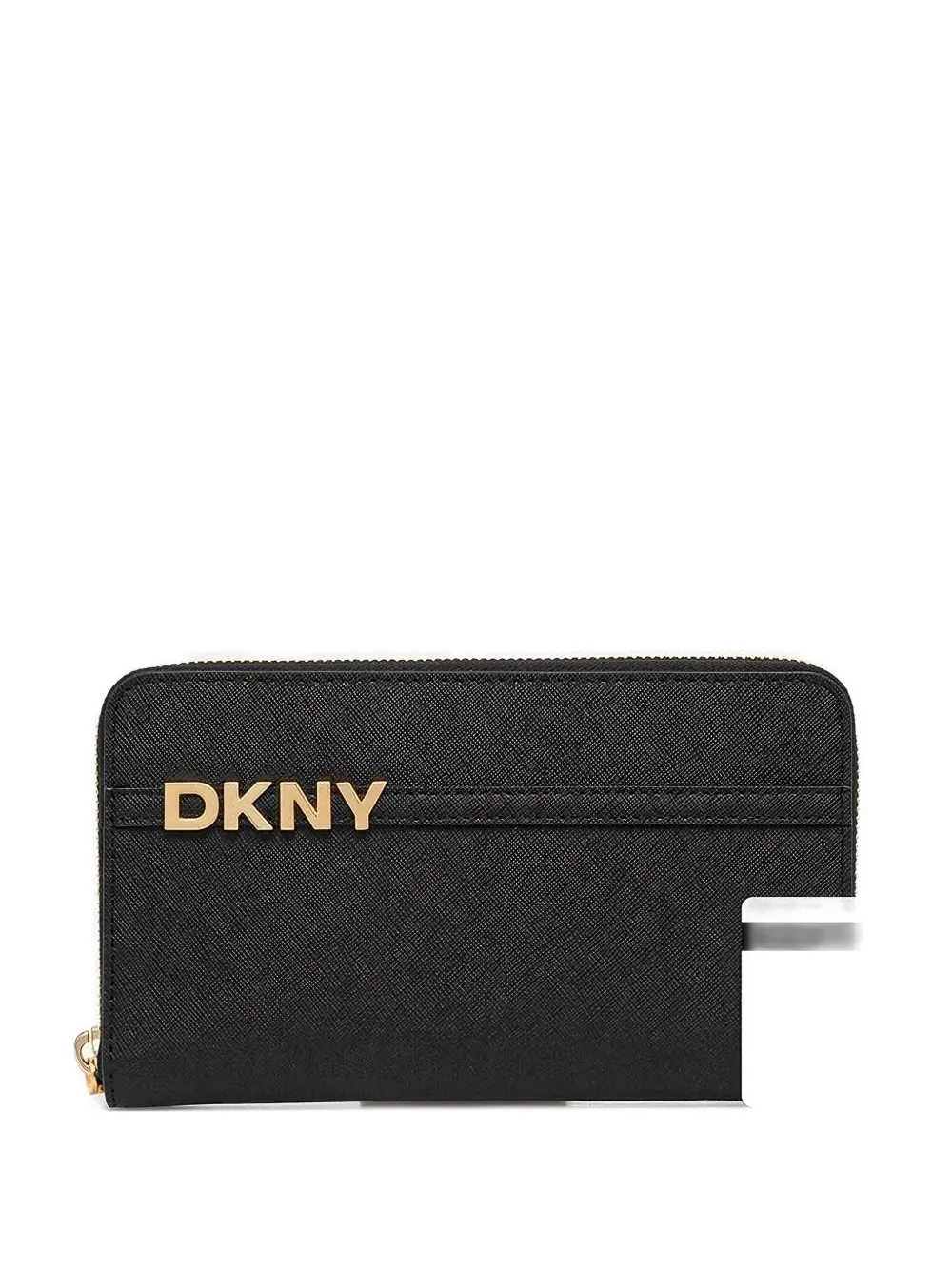 

Кошелек с застежкой-молнией и логотипом DKNY, черный