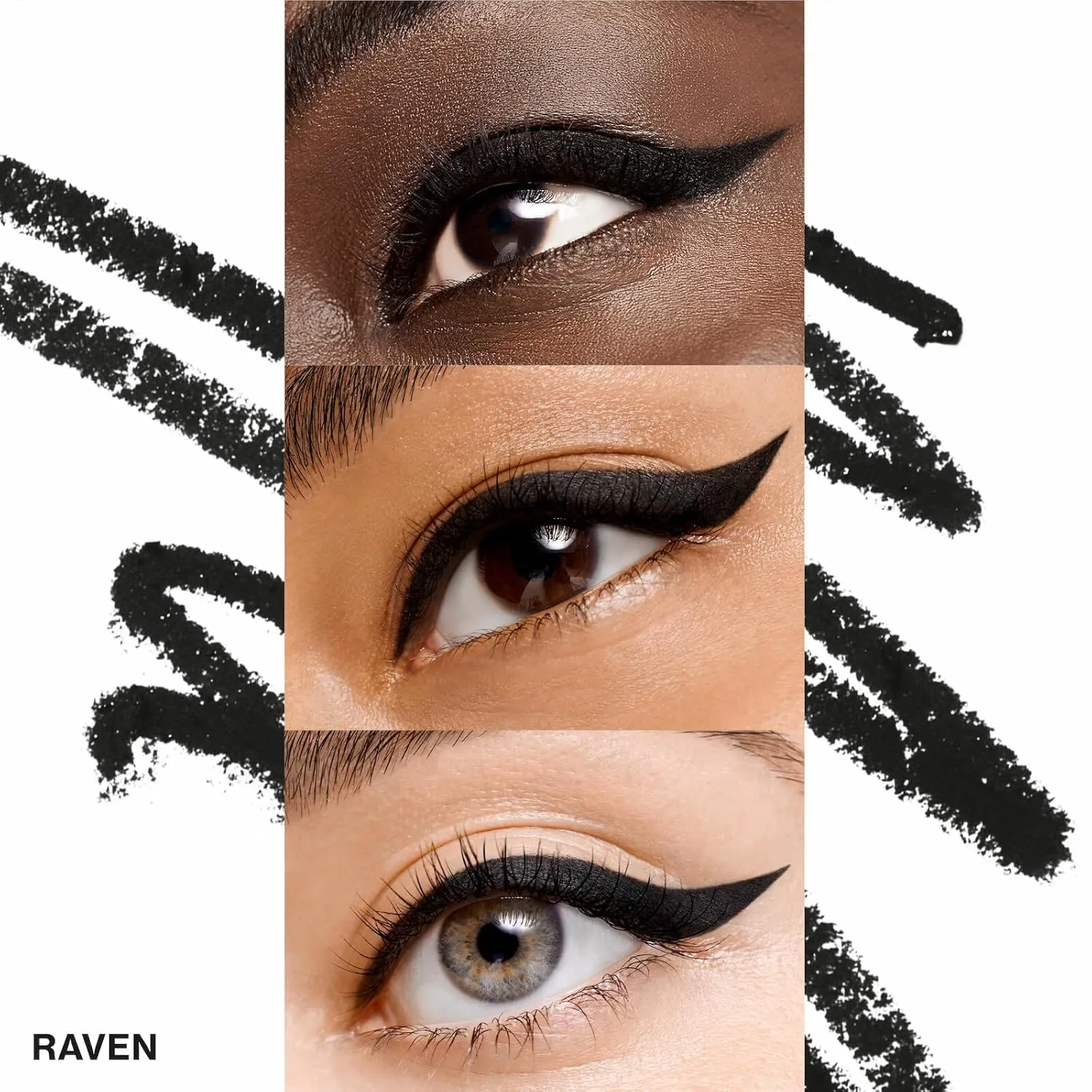 Водостойкий подводка для глаз Smashbox Always Sharp Longwear Waterproof Kohl Eyeliner Pencil | Самозатачивающийся колпачок, водостойкий + высокопигментированный, оттенки Raven и Sumatra, Black & Raven — фото 2