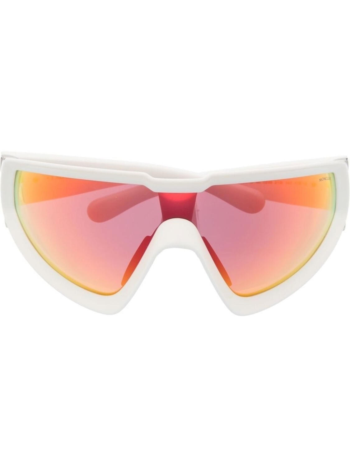 

Moncler Eyewear солнцезащитные очки в оправе 'кошачий глаз', белый