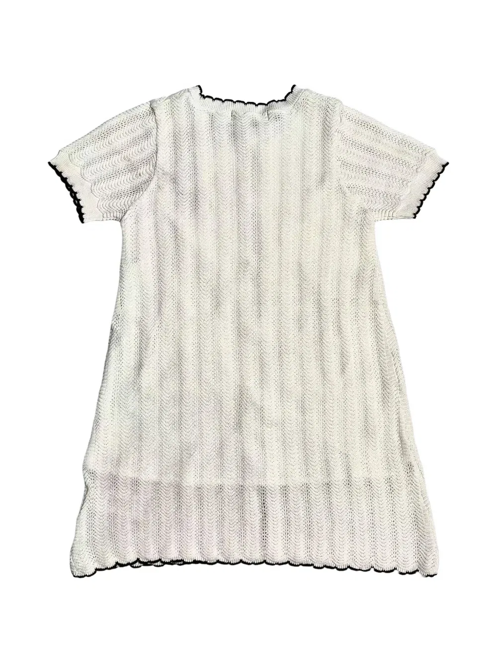 Платье с отделкой и пуговицами Bcbg Kids, белый — фото 2