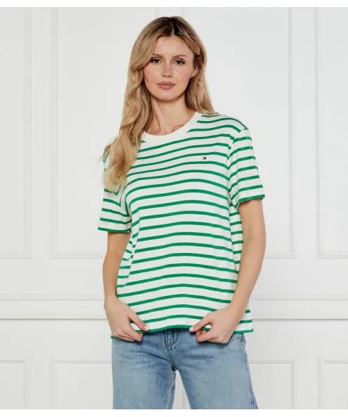 

Футболка современная Коди Loose fit Tommy Hilfiger, бежевый
