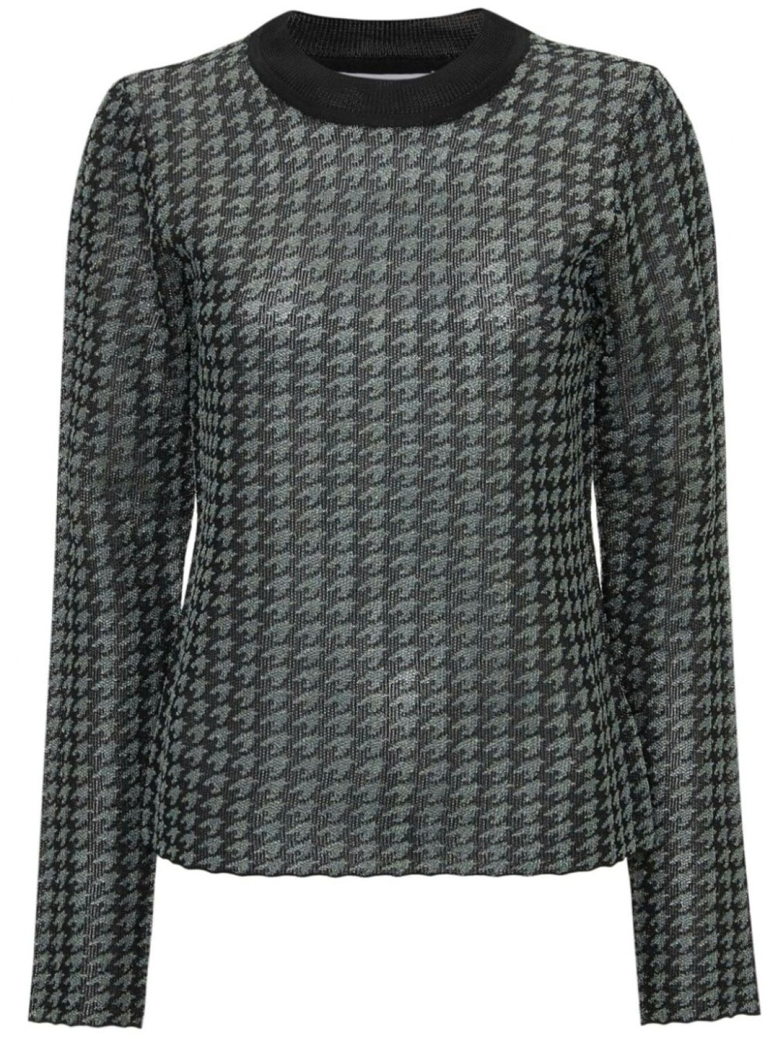 

JW Anderson топ в клетку, черный