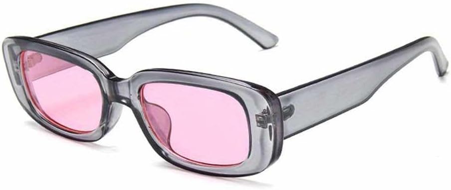 

Модные солнцезащитные очки для женщин и мужчин в стиле ретро и винтаж с защитой от УФ-излучения UV400, идеально подходящие для летнего отдыха на пляже и путешествий KTUCN, Grey Pink