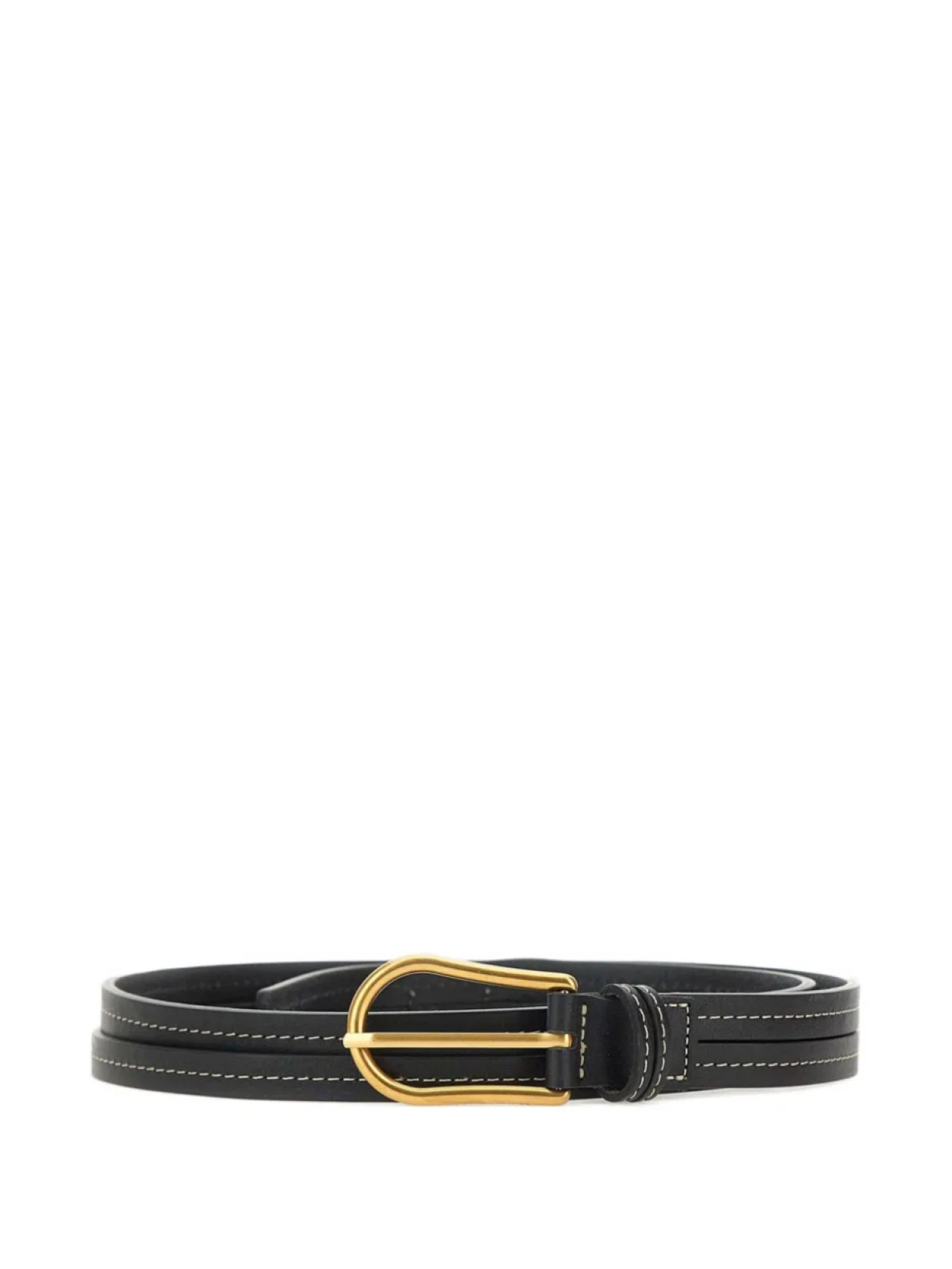 

Кожаный ремень GIANNI CHIARINI, черный