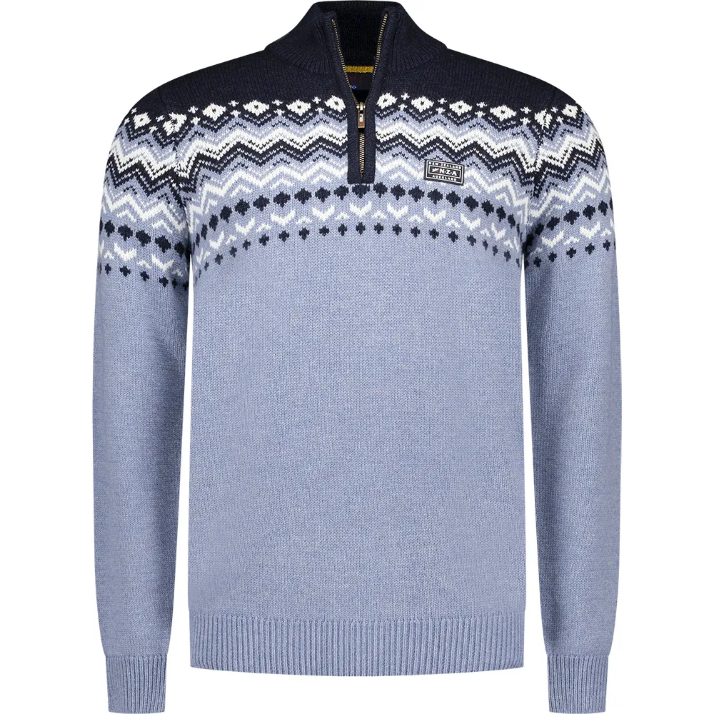 

Свитер Nza New Zealand 25HN400 half zip, синий