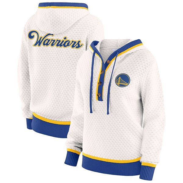 

Женский белый свитшот Golden State Warriors plus size Wear By Erin Andrews