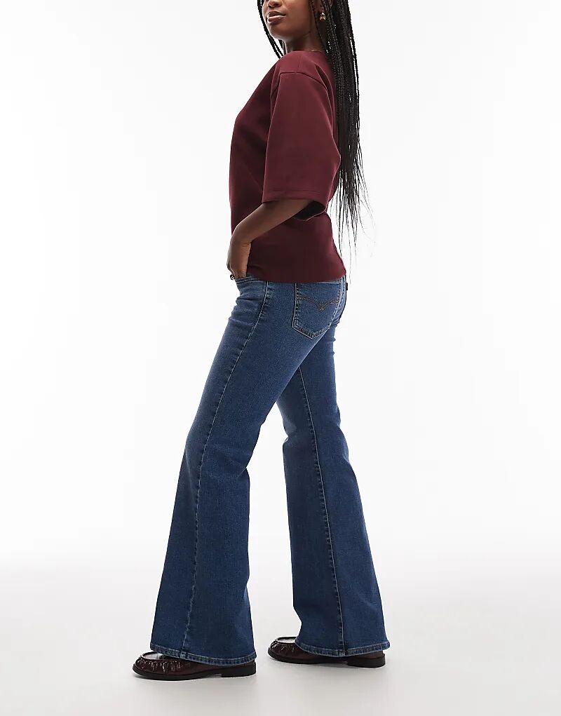 

Джинсы Levi's superlow bootcut темно-синего цвета