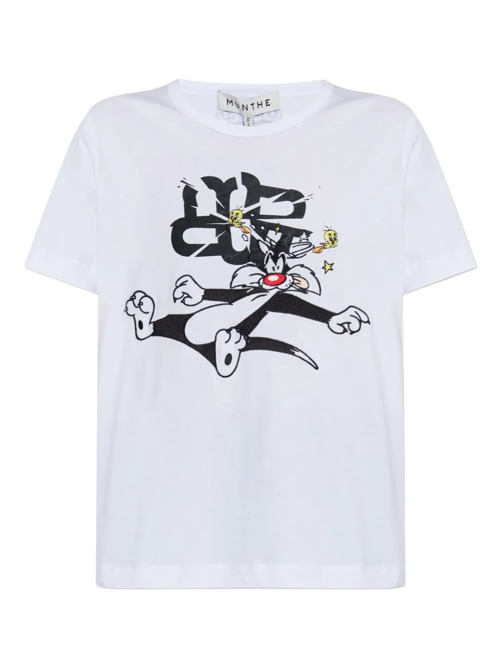 

Футболка с мультяшным принтом X Looney Tunes MUNTHE, белый