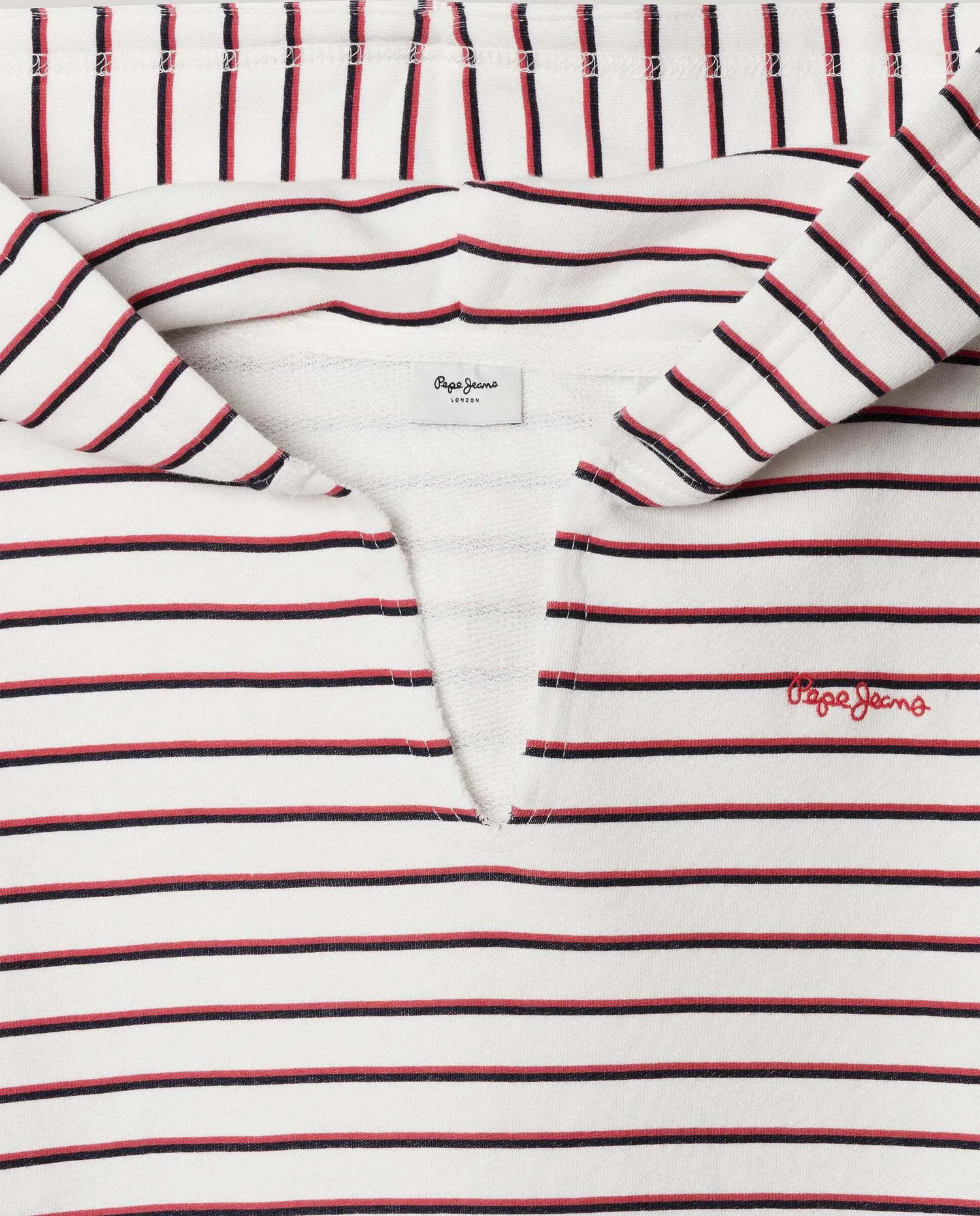 Толстовка с капюшоном, в полоску, Gardenia для девочки Pepe Jeans, мультиколор — фото 4