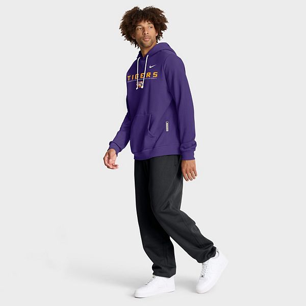 Мужская фиолетовая толстовка LSU Tigers 2025 Sideline Standard Issue Dri-FIT Nike — фото 4