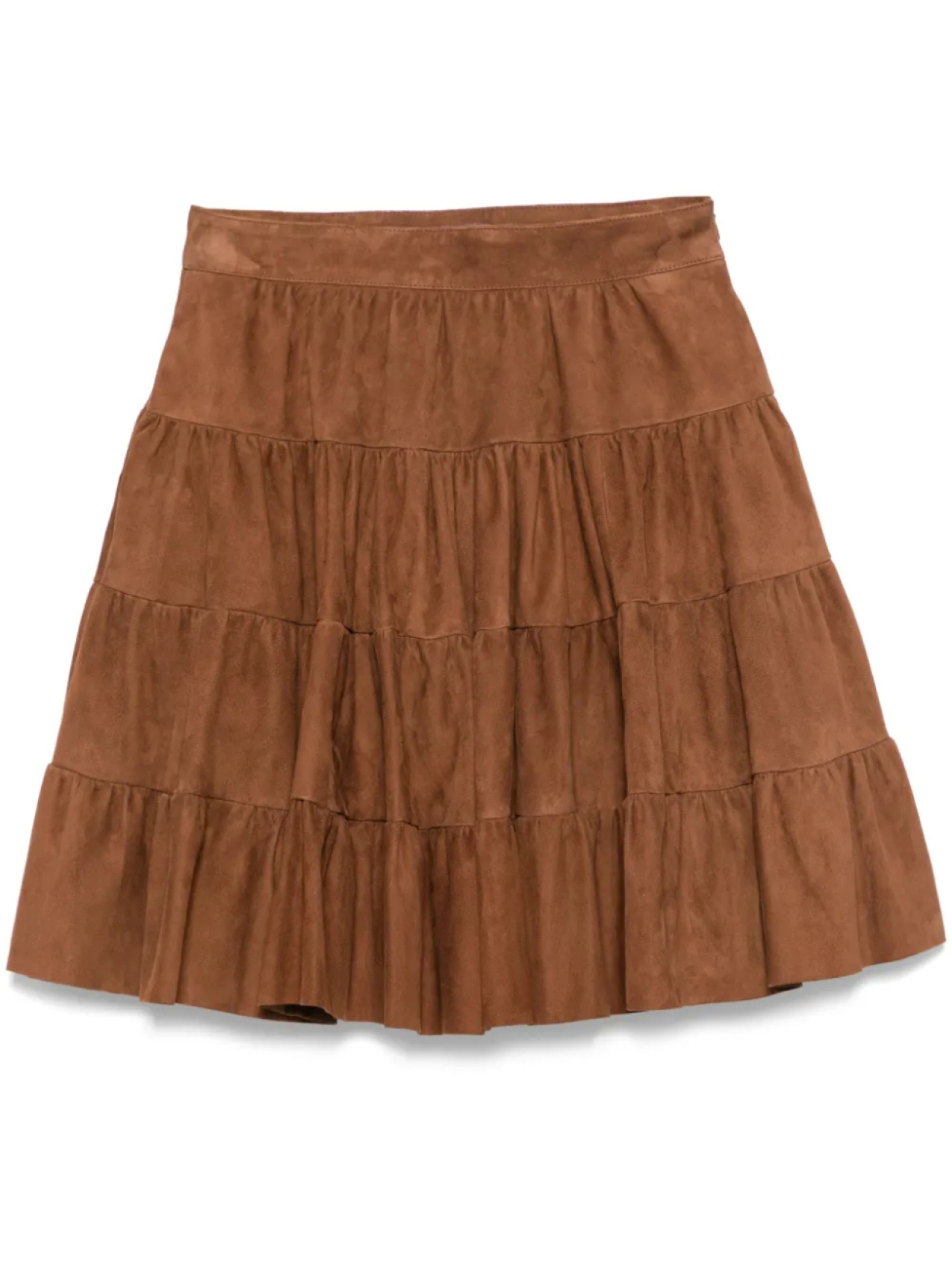 

Юбка мини Ermanno Scervino, коричневый