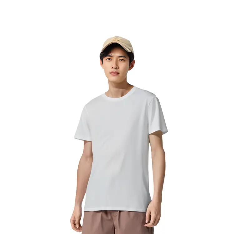 Футболка Uniqlo AIRism Mesh белая — фото 4