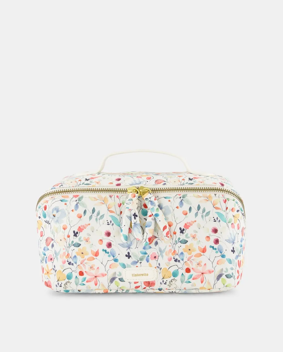 

Косметичка с цветочным принтом Tintoretto, желтый