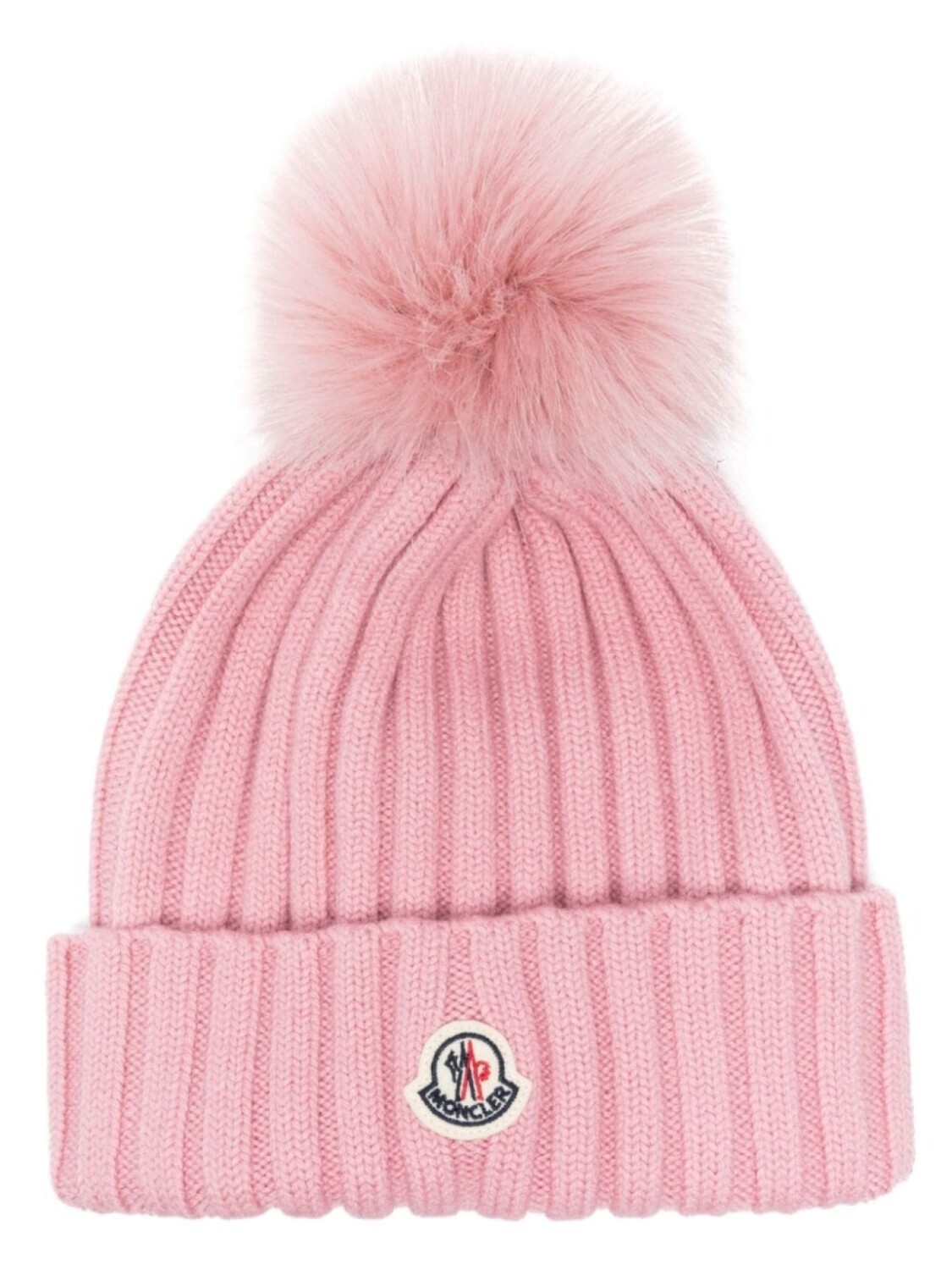 

Moncler шерстяная шапка бини, розовый