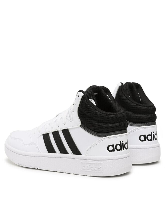 Кроссовки Hoops 3.0 Mid Classic Vintage Shoes adidas, белый — фото 3