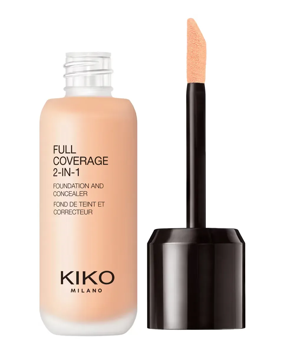 Тональная основа и консилер 2 в 1 с полным покрытием Kiko Milano, N25 Neutral
