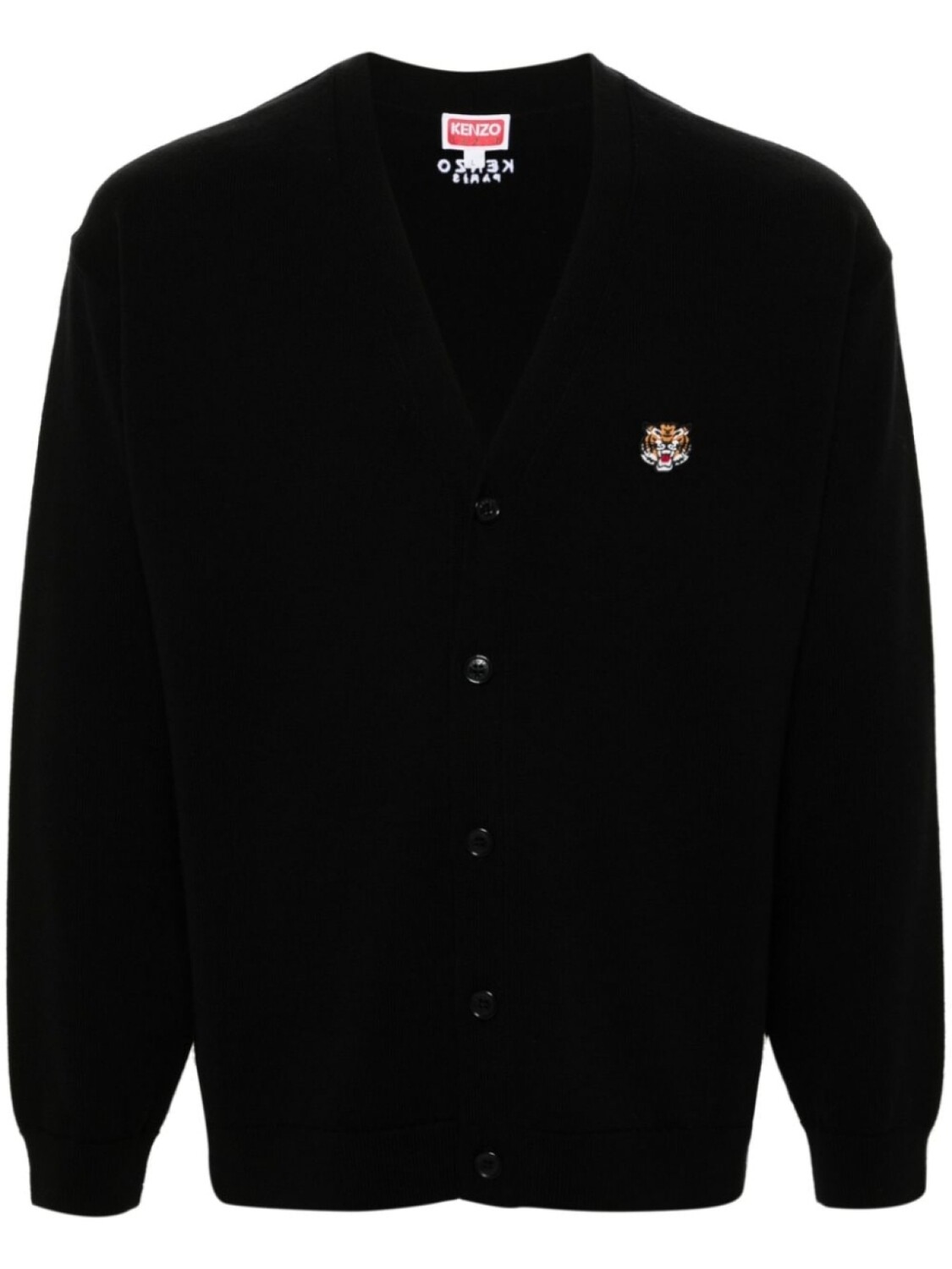 

Kenzo шерстяной кардиган Lucky Tiger, черный