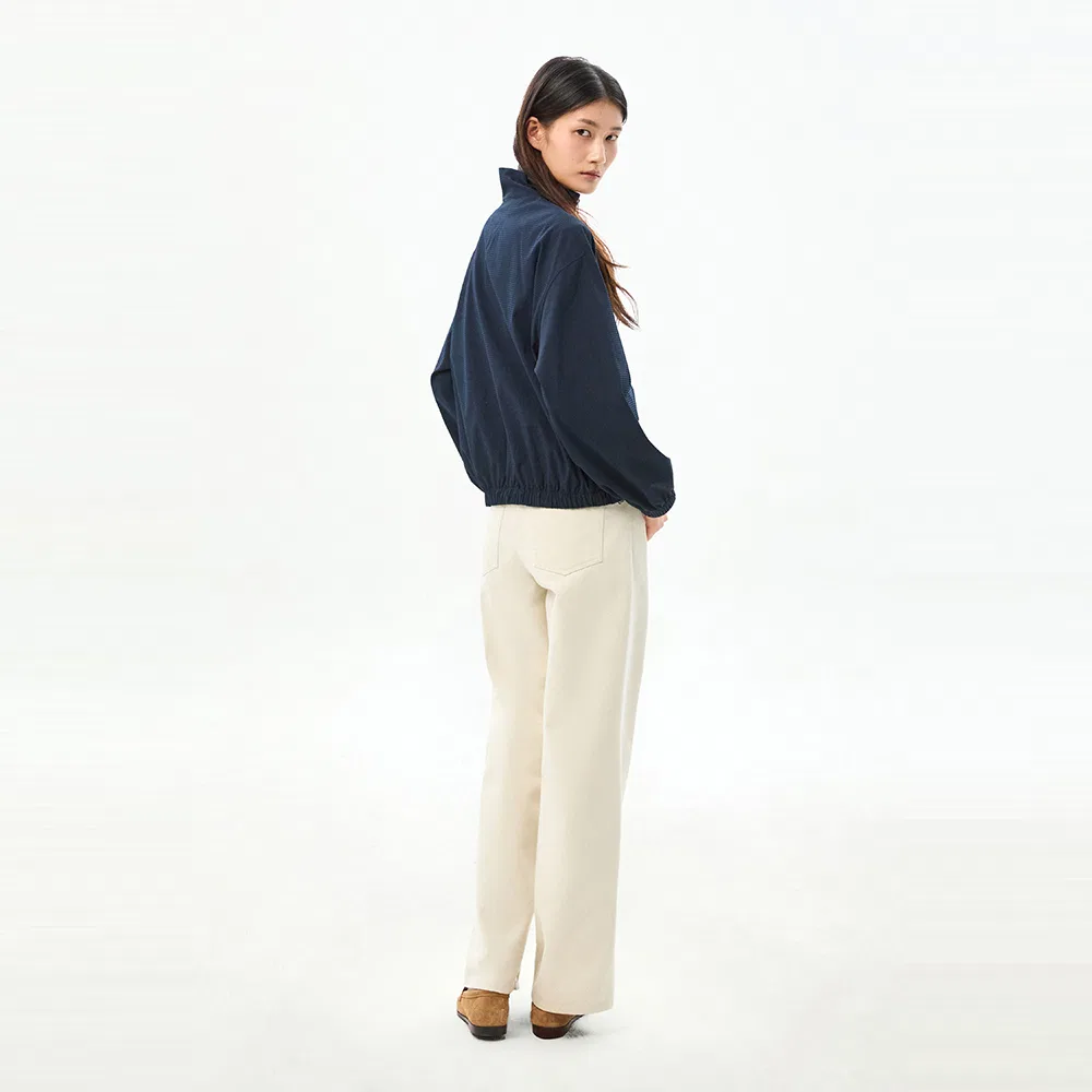 Женская ветровка сирсакер тёмно-синяя от Tommy Hilfiger Women — фото 3