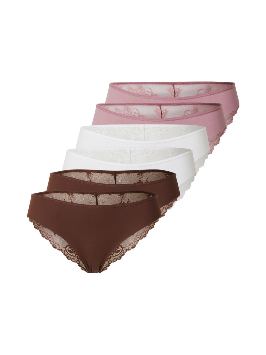 

Трусики Hunkemöller Panty, цвет chocolate/eosin/white