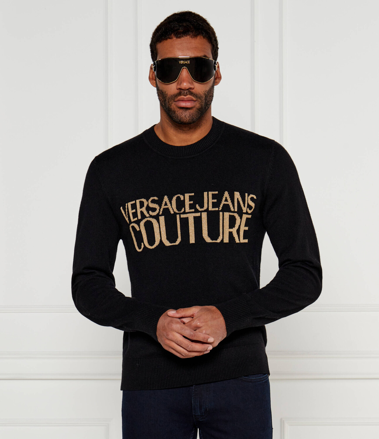

Свитер Versace Jeans Couture Regular Fit, черный