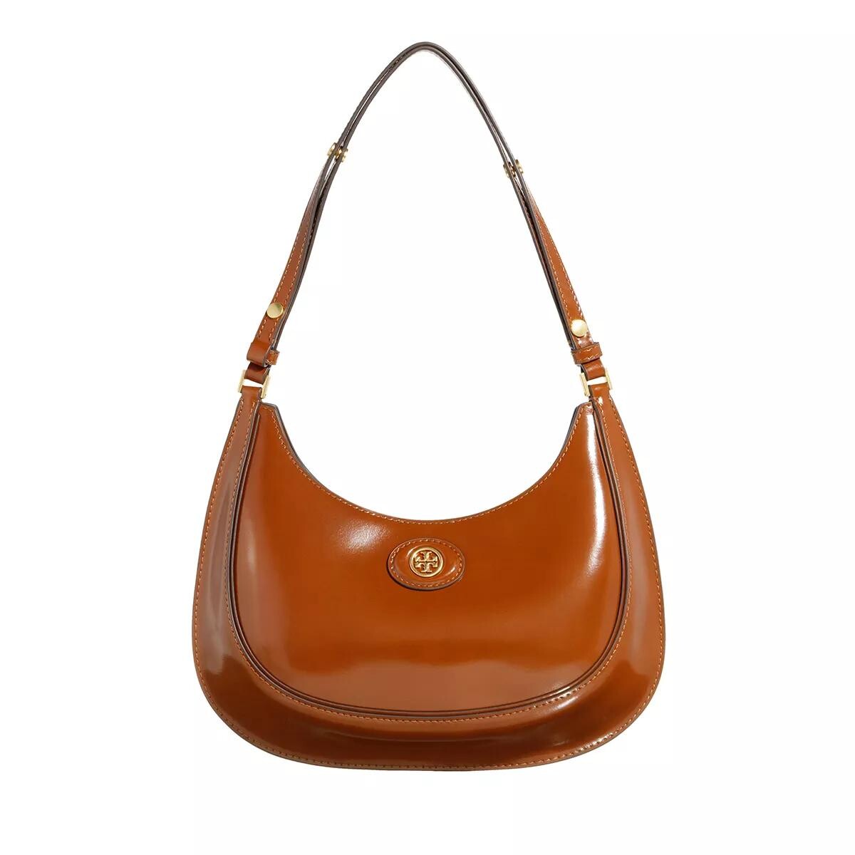 

Сумка трансформер robinson spazzolato в форме полумесяца сиенна Tory Burch, коричневый