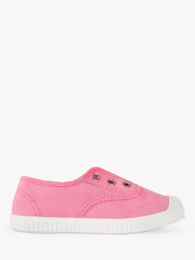 Детские кеды Hampton Plum из парусины Trotters, Bonbon