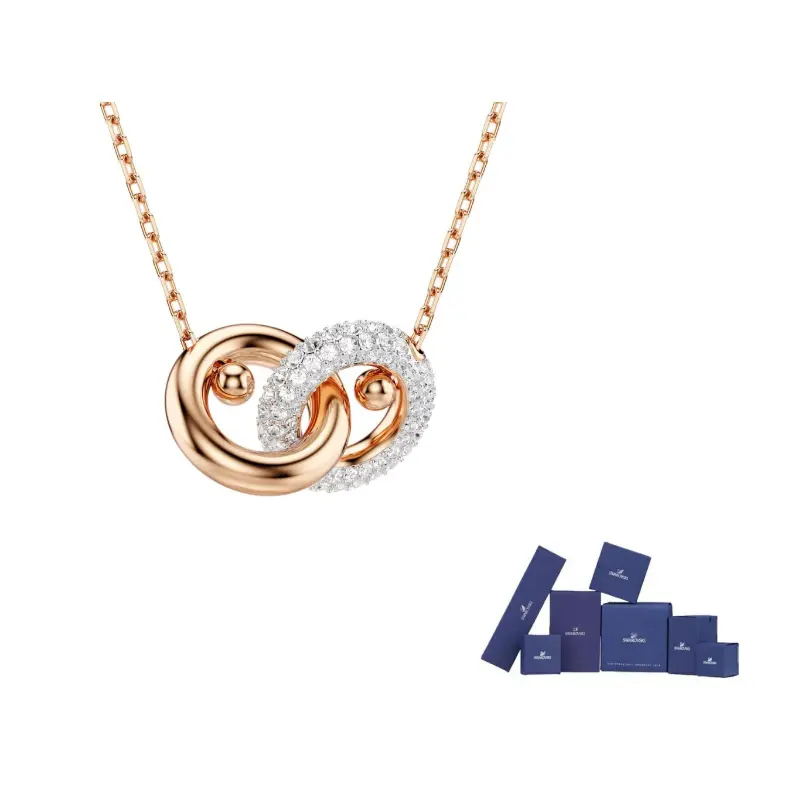 

Swarovski Колье Dextera для женщин в цвете белое/розовое золото