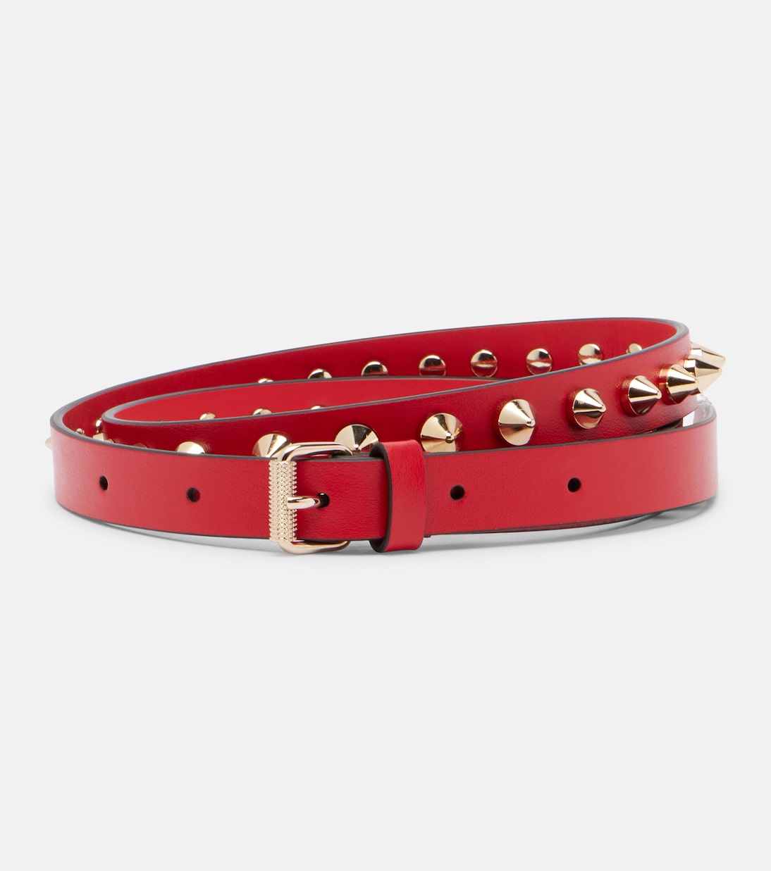 

Кожаный ремень Loubispikes Christian Louboutin