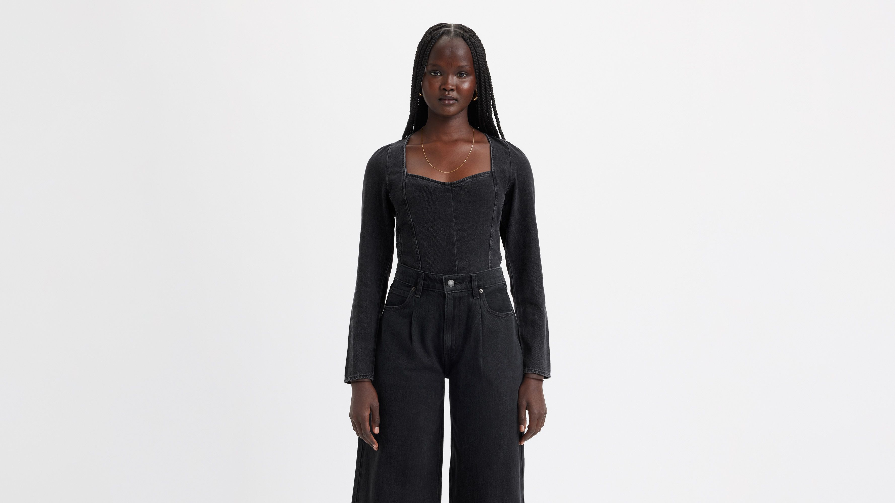 

Блуза-корсет «Офелия» Levi's, цвет Letter From the Editor - Black