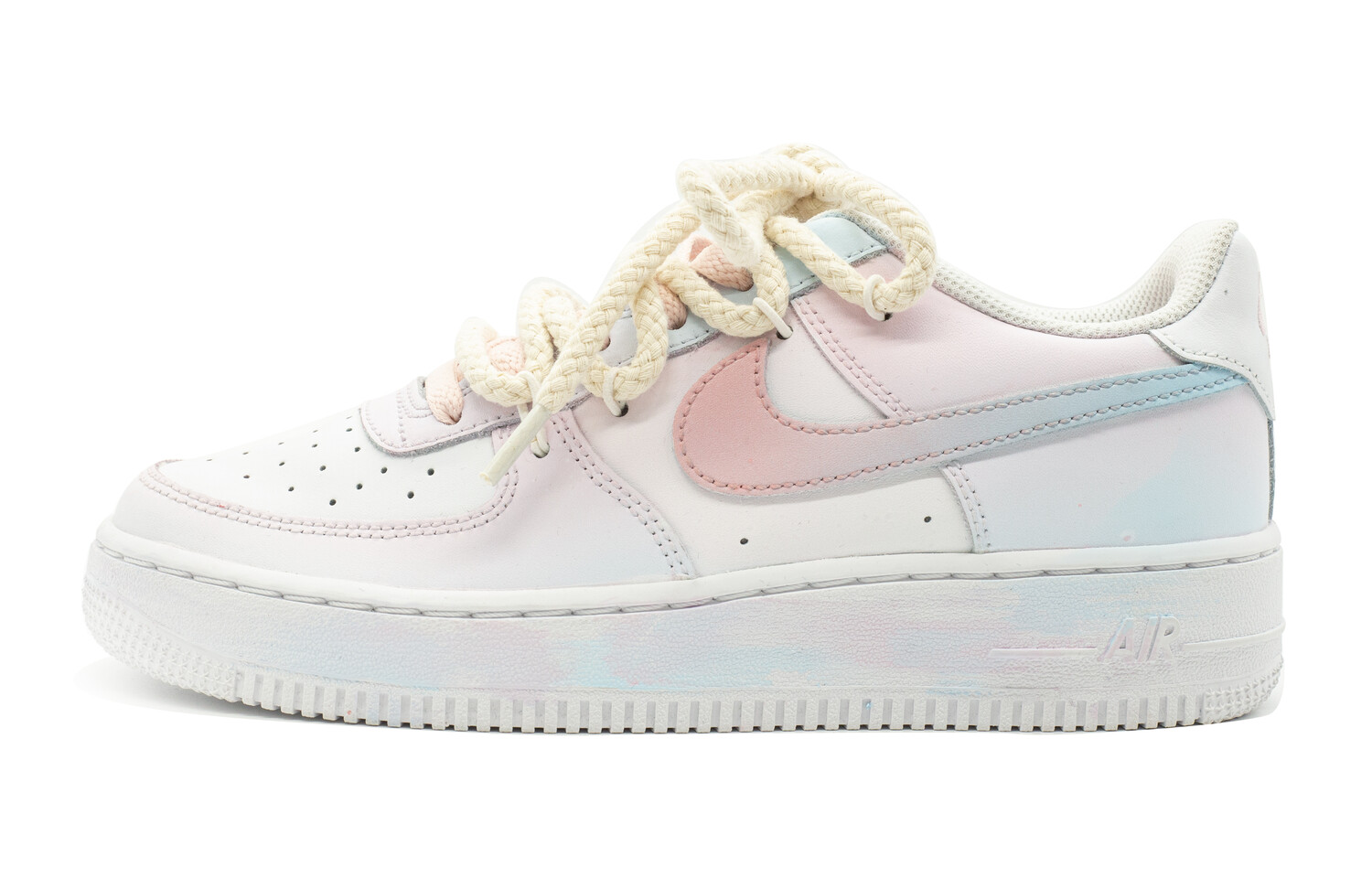 

Кроссовки Air Force 1 для скейтбординга, унисекс, низкие, розовый/синий Nike