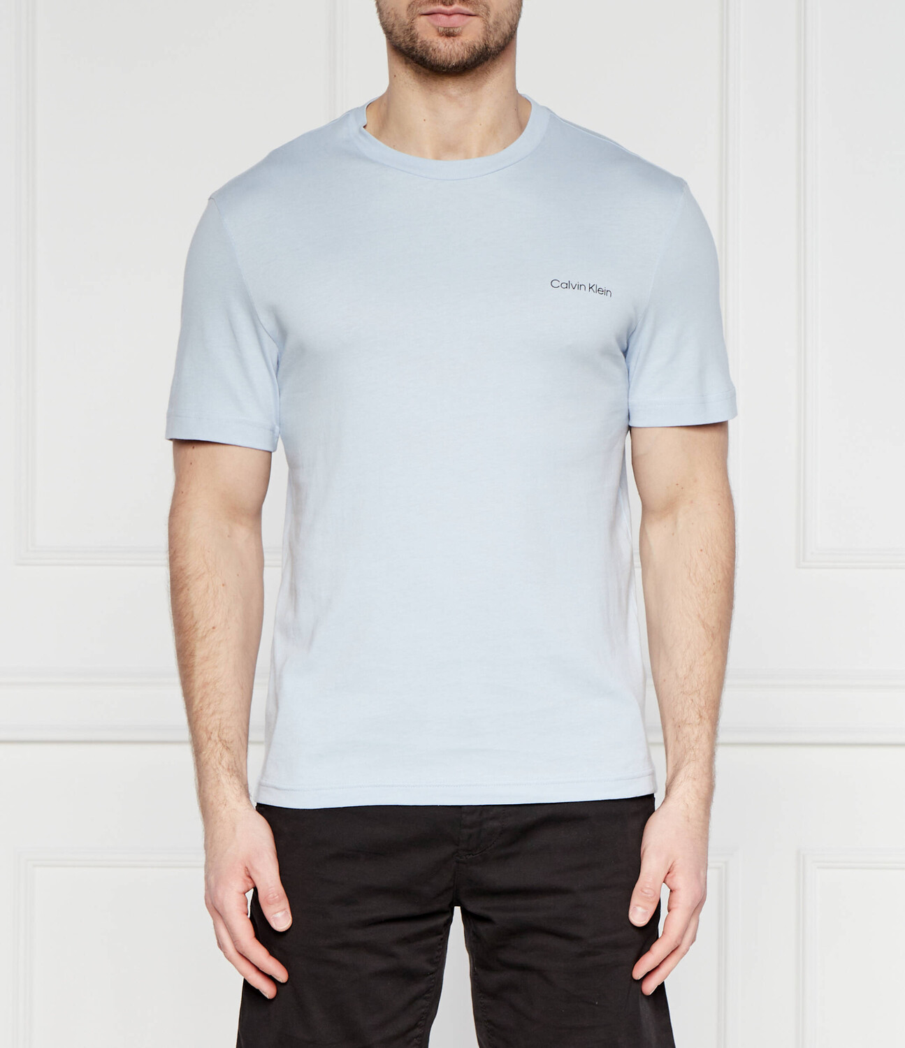 

Футболка Calvin Klein Regular Fit, небесно-голубой