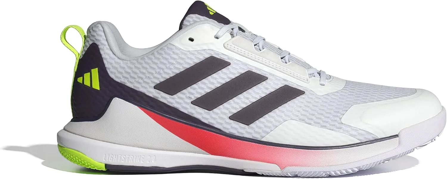 Мужские кроссовки Adidas Novaflight 2 для игры в помещении, белый — фото 2