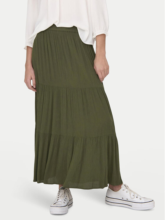

Юбка макси стандартный крой Mikka 15324808 Only, зеленый
