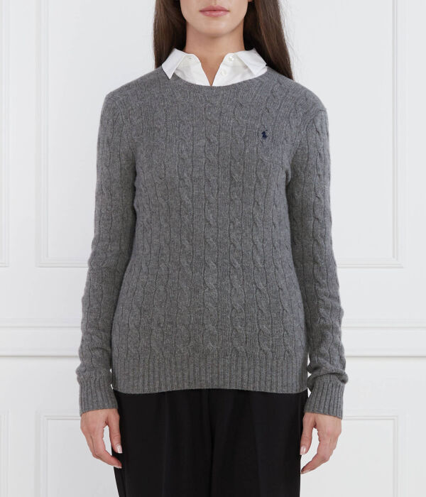 

Джемпер женский Polo Ralph Lauren вязаный из шерсти и кашемира, черный