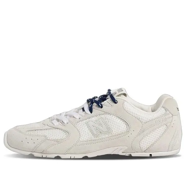 Кроссовки 530 x miu miu замшевая сетка New Balance, белый