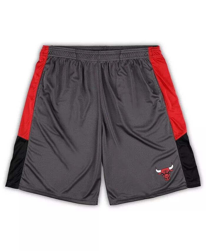 

Мужские серые шорты Chicago Bulls Big and Tall Fanatics
